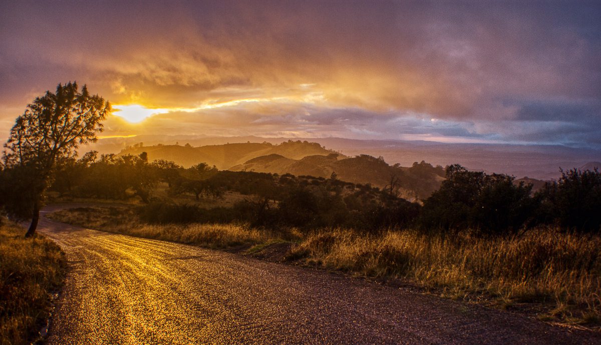 Storm Sunset at Fig Mountain